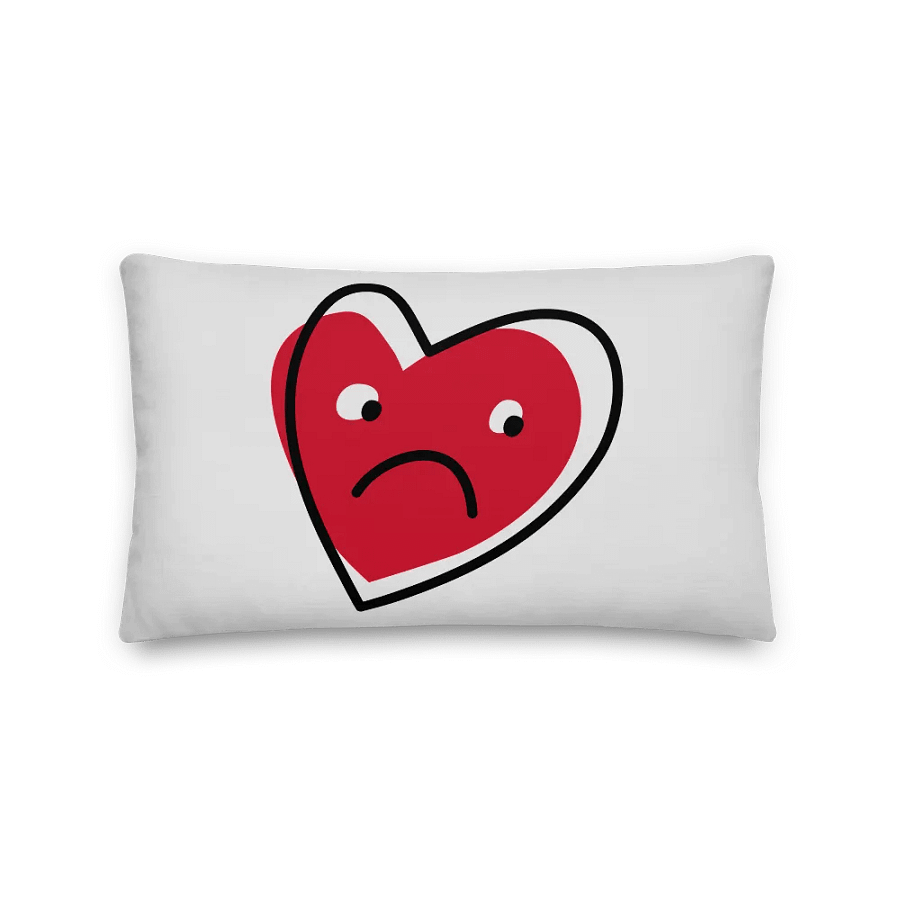 Melancholic Heart All-Over Print Pillow product image (2)
