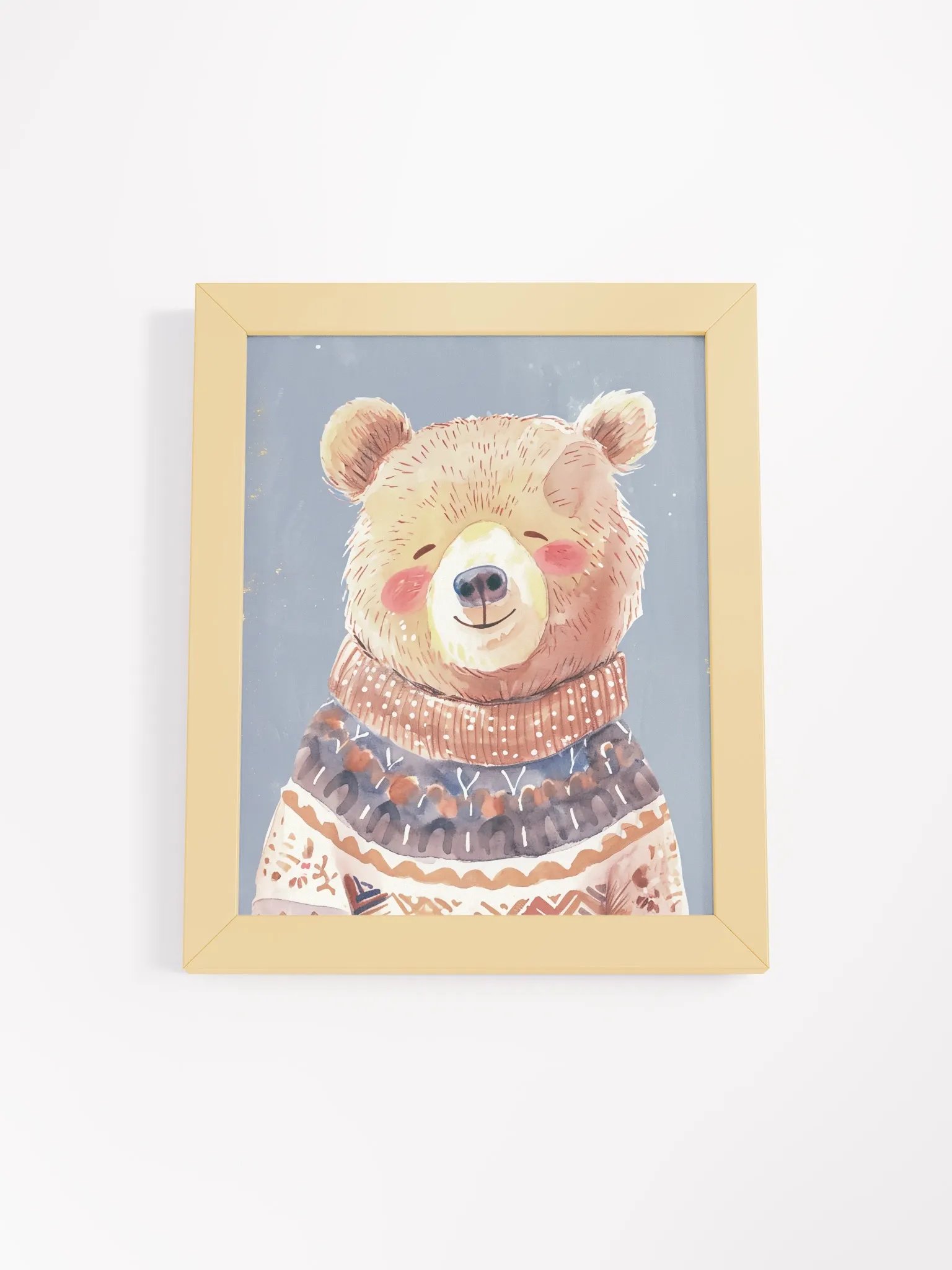 Cozy Bear Framed Matte Poster product image (1)