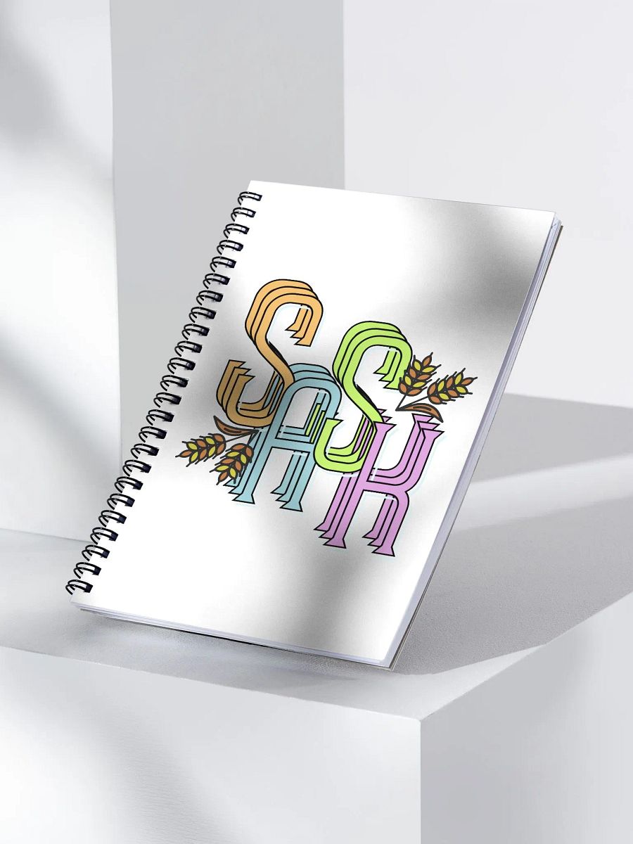 SASK Saskatoon Saskatchewan Stylized Notebook product image (3)