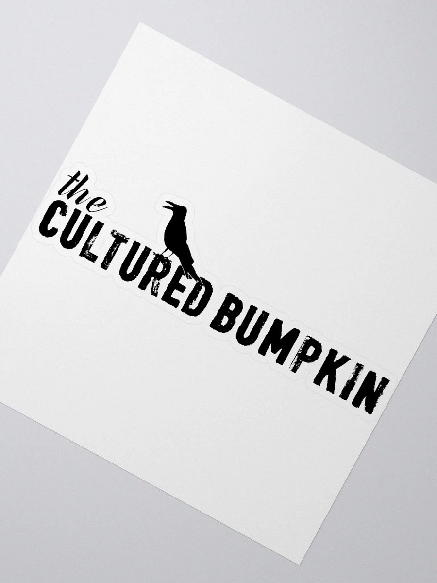 the CULTURED BUMPKIN sticker product image (2)