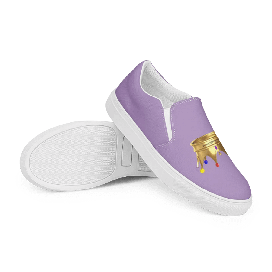 Queendom Beautiful Women Crown Canvas Shoes /Lavender (TM) product image (5)