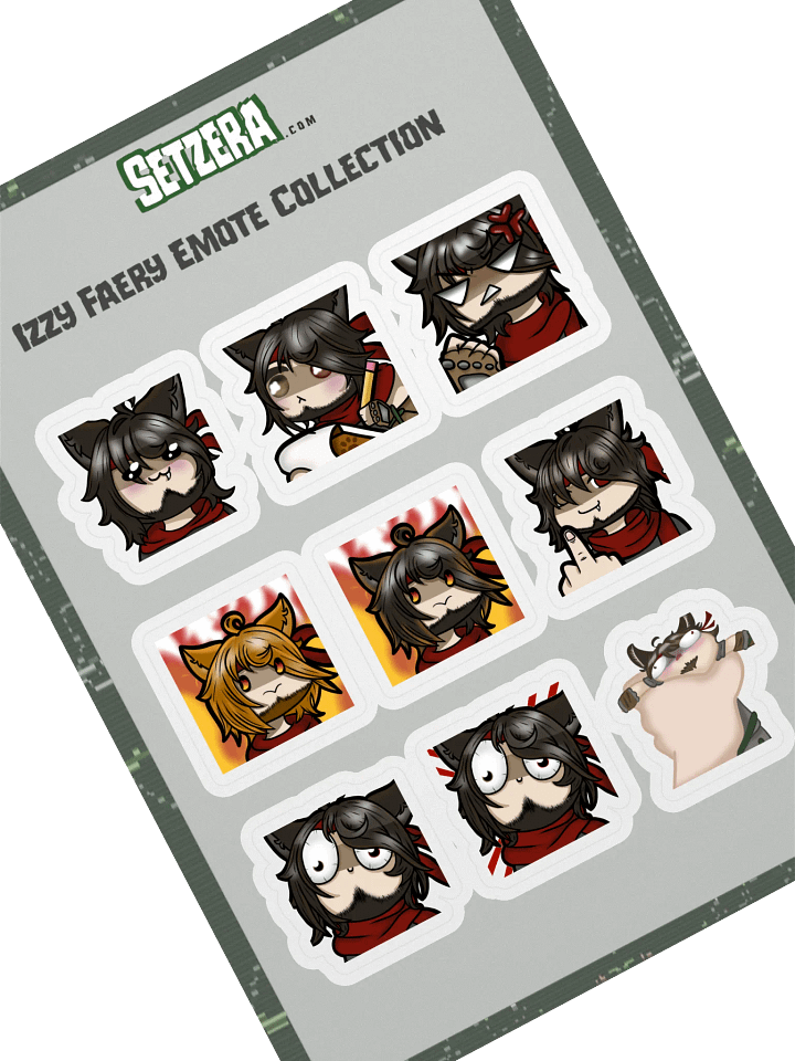Izzy Faery Emote Collection Sticker Pack product image (2)