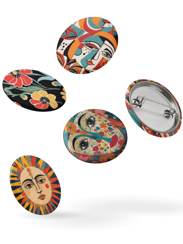 Collage Pin Buttons Set product image (10)