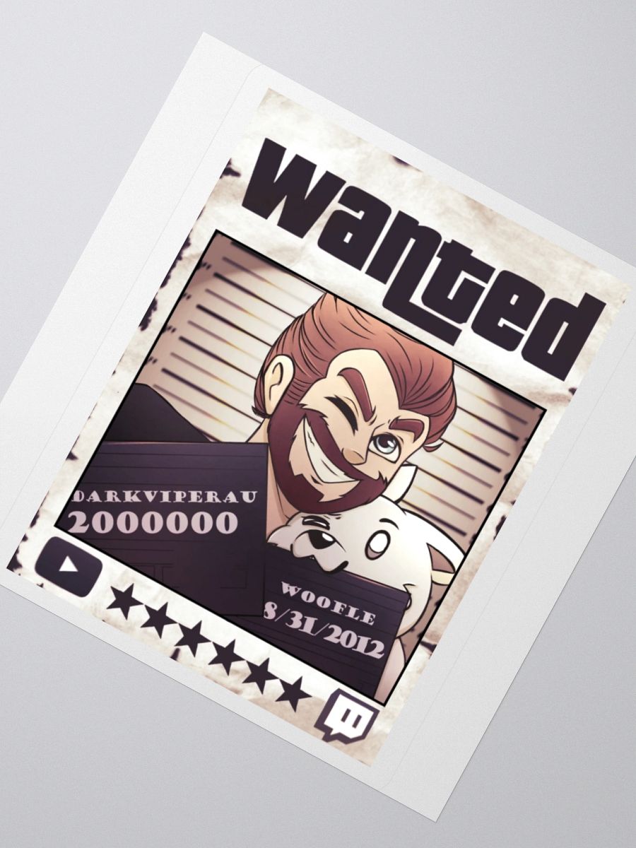 Wanted Poster Sticker product image (3)
