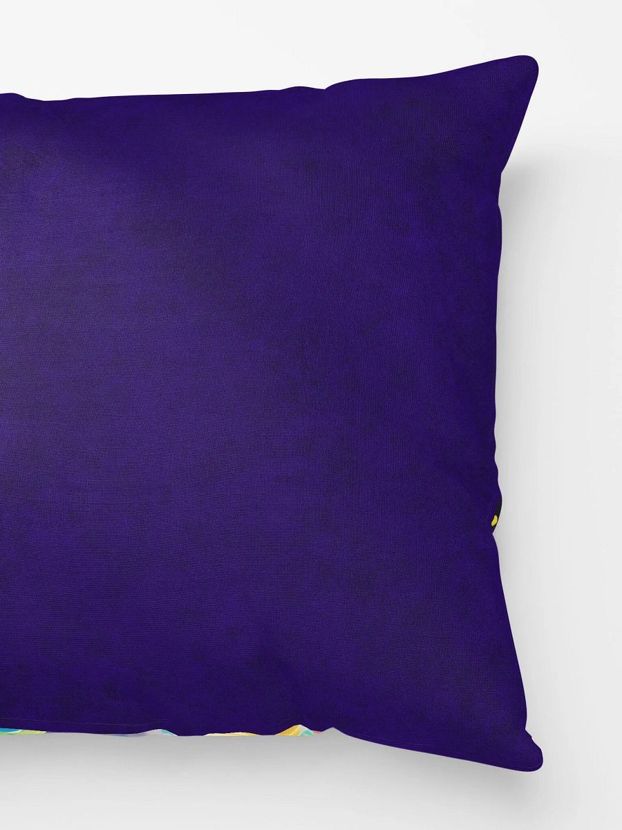 Psychedelic Cat Swirling Rainbow Art Pillow product image (4)