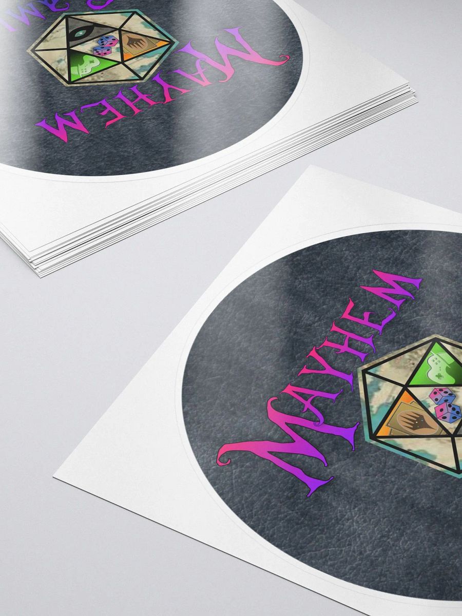 Mayhem Gaming Logo Sticker product image (5)
