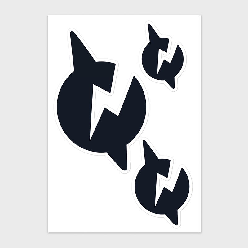 Black Thundabit Sticker Set product image (1)