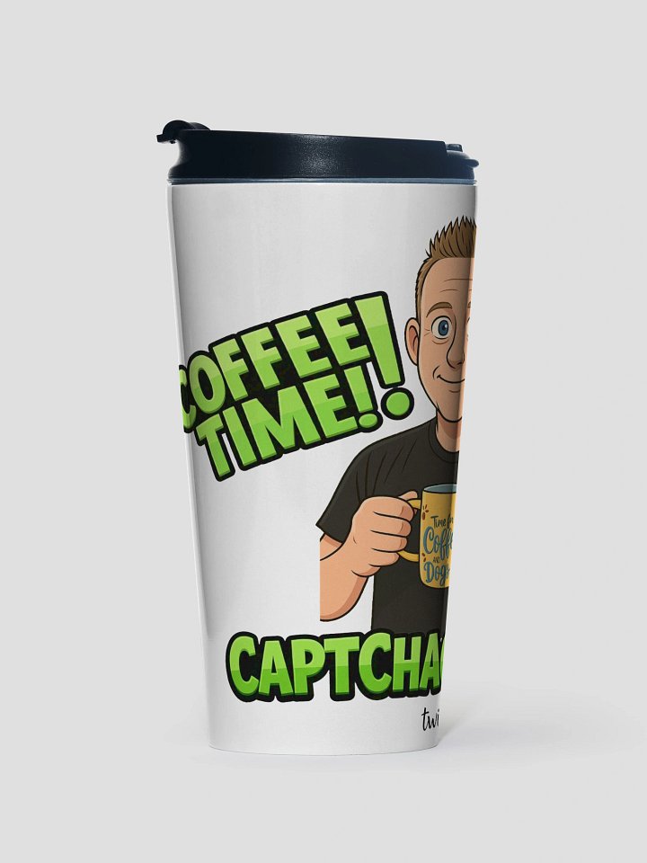 Stainless Steel Travel Mug - Coffee Time! product image (2)