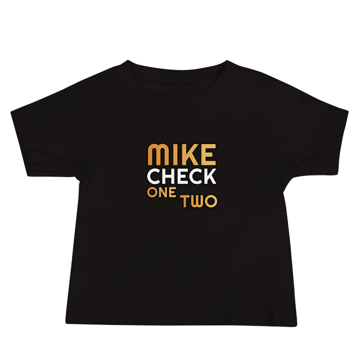 MIKE CHECK ONE TWO Baby Tee product image (2)