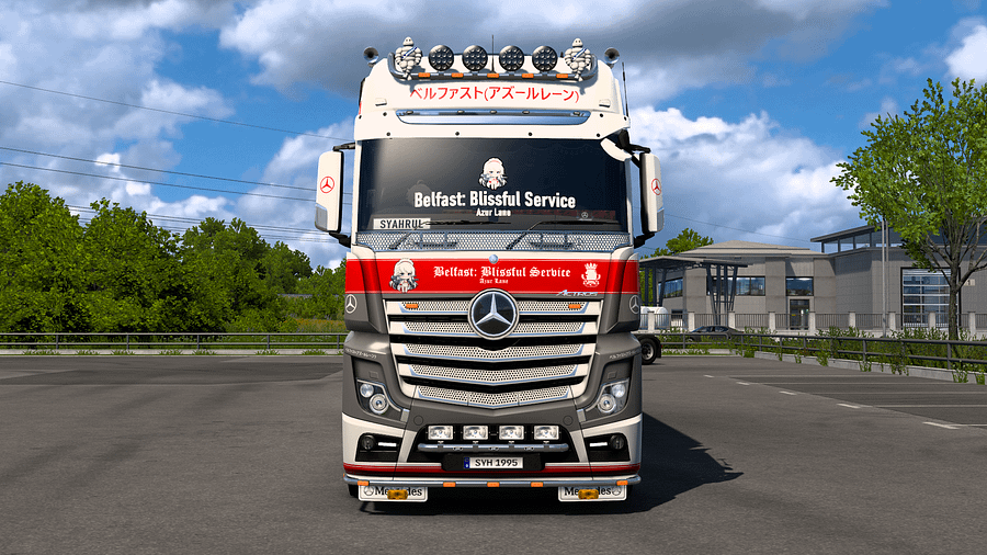 [ETS2] HMS Belfast (Blissful Service) - Azur Lane [Combo Skin] product image (2)