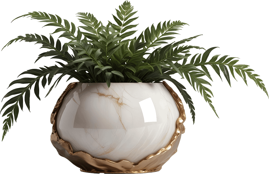 Glamour Organique Collection – Luxury Design Planter PNG product image (1)
