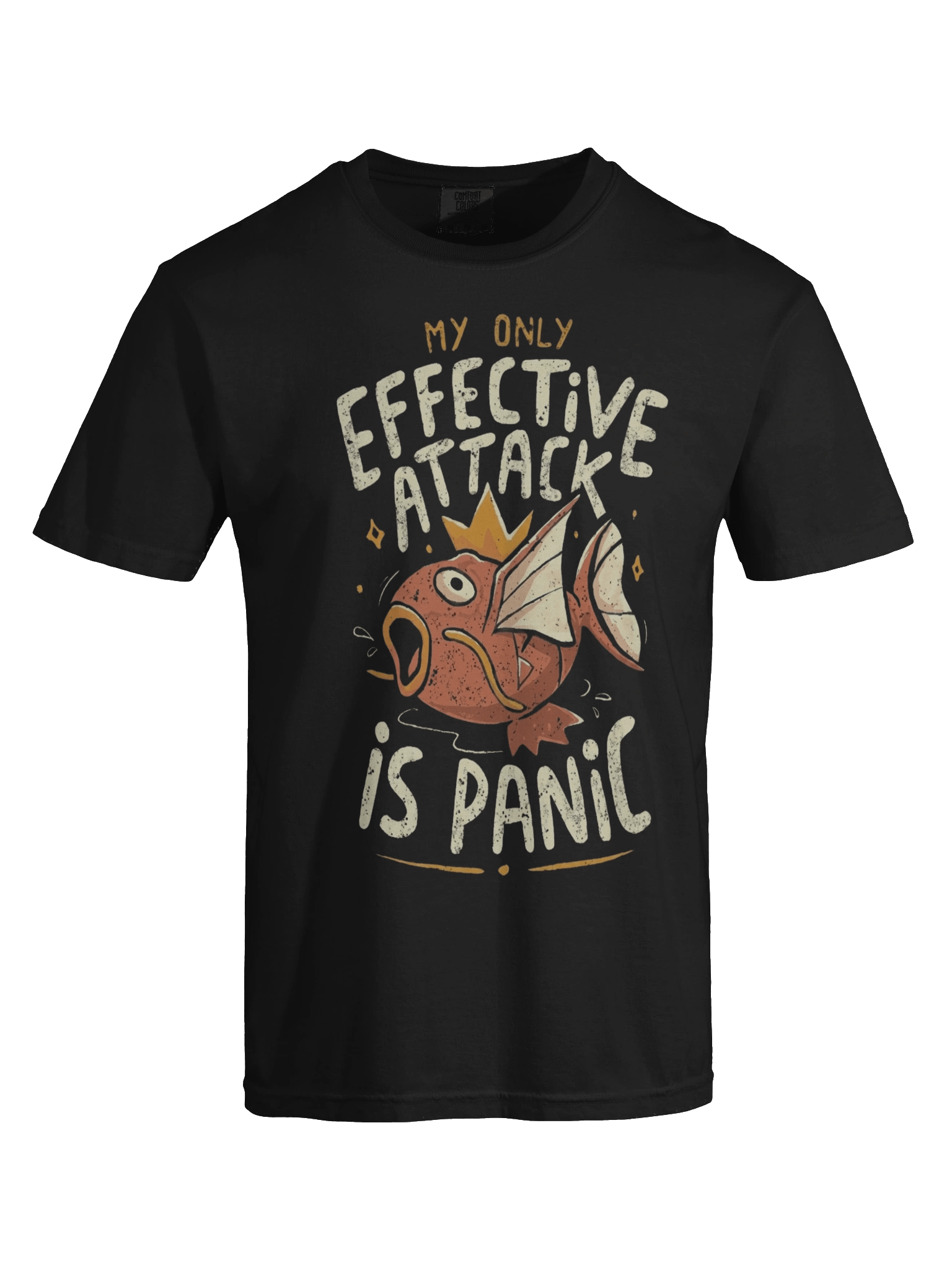 "Panic Attack" Funny Fish Meme T-Shirt | Gamer Humor Graphic Tee product image (3)