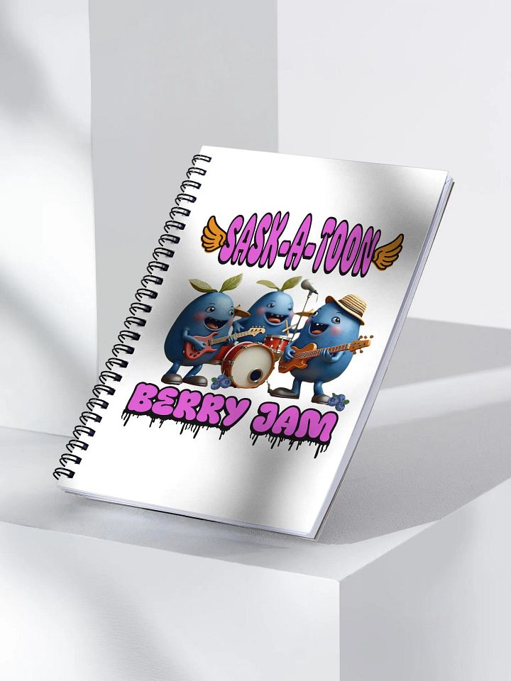 Saskatoon Berry Jam Spiral Notebook product image (2)