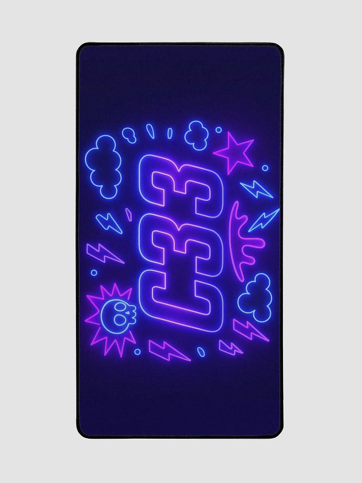 C33 33" x 18" Neon Glow Desk Mat product image (2)