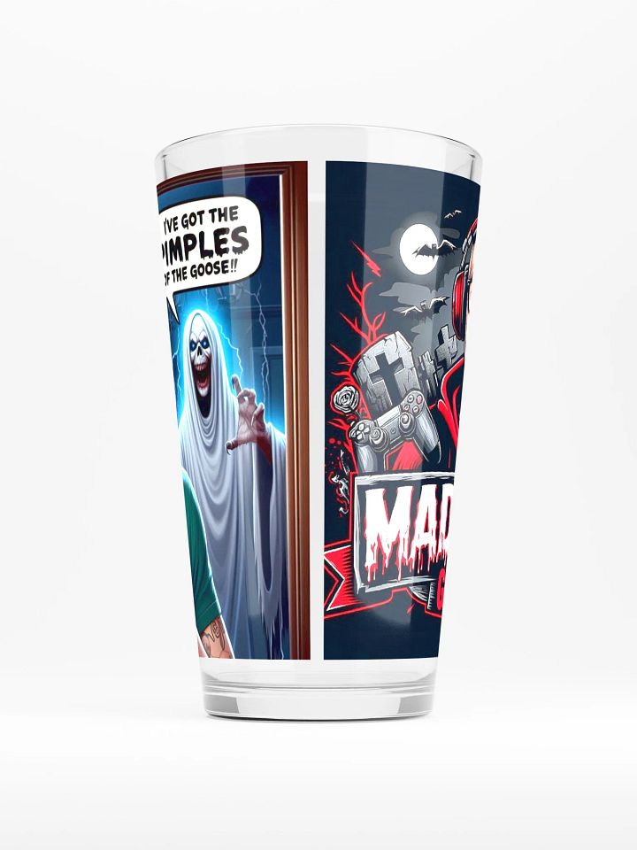 Mad Mike's Spooky Gamer Pint Glass product image (1)