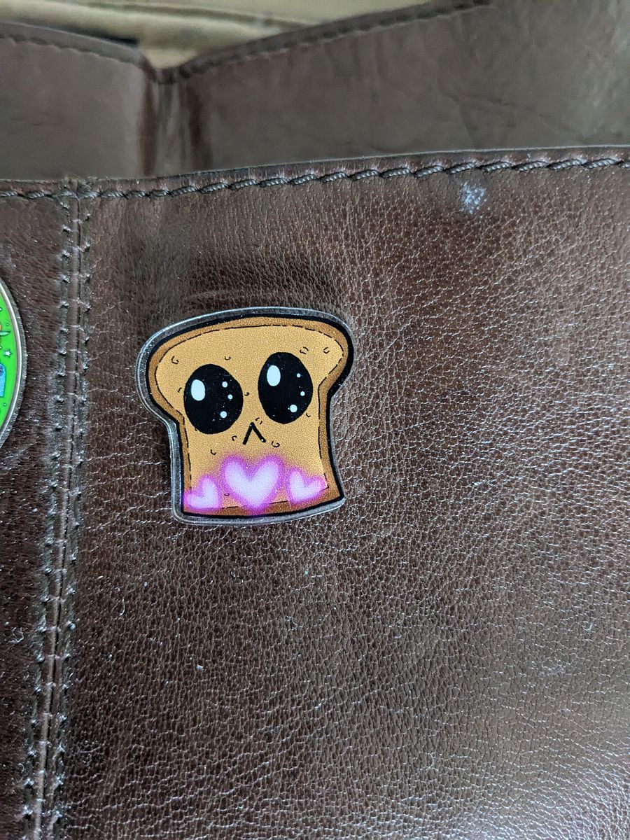 Lil’ Bread of Love – Acrylic Pin product image (1)