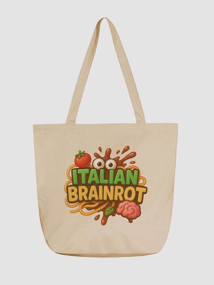 Italian Brainrot Logo Eco-Friendly Tote Bag product image (2)
