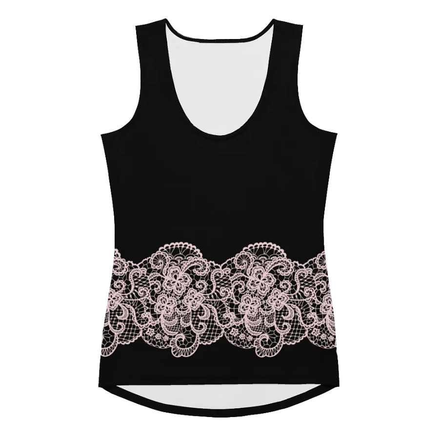 Lace Pink Premium Sleeveless T-Shirt product image (3)