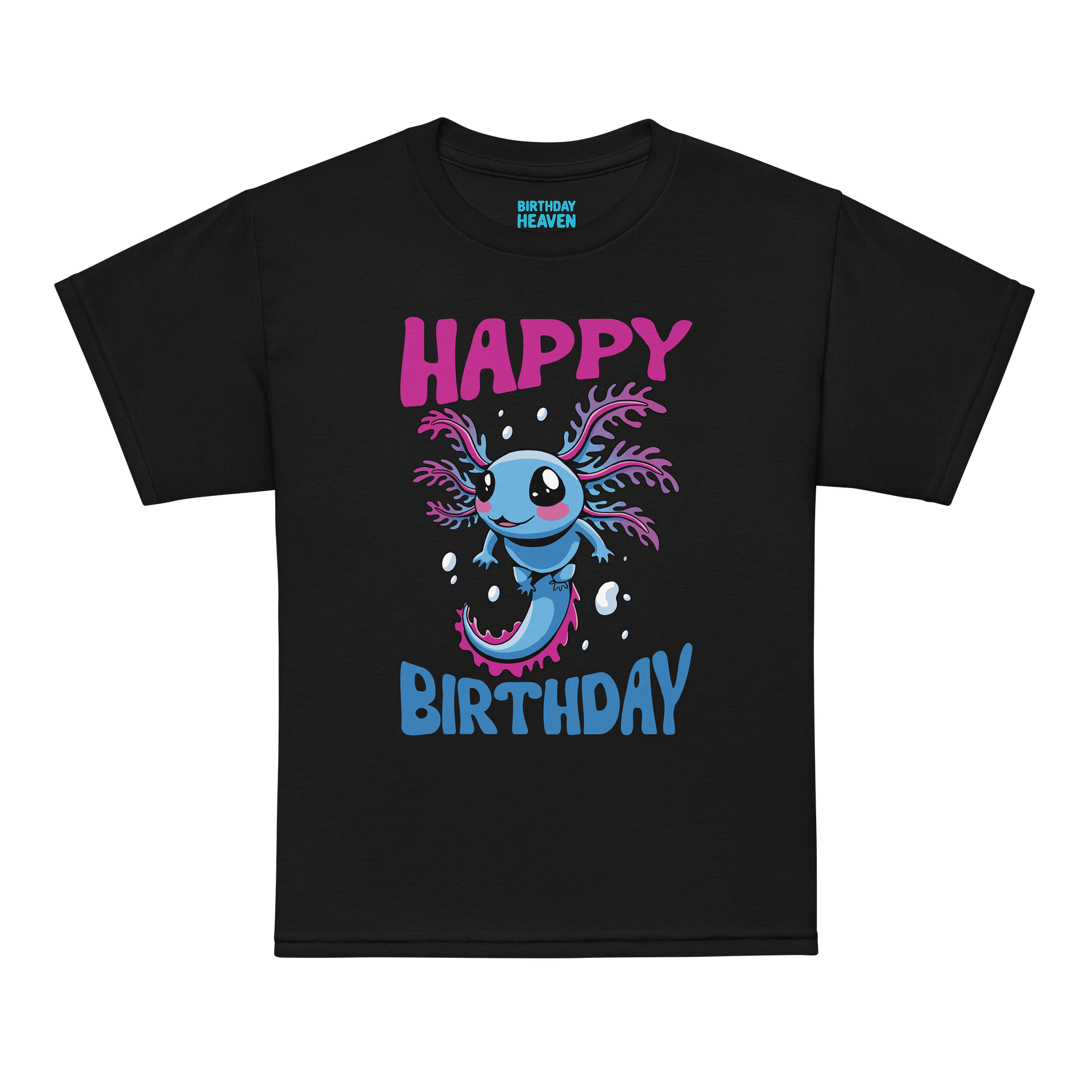 Happy Birthday (Water Axolotl) T-Shirt For Kids product image (7)