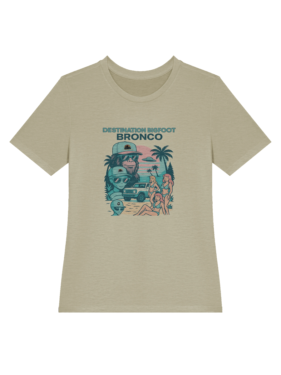 Destination Bigfoot Bronco Best Friends Bella+Canvas Women's Supersoft Relaxed-fit T-Shirt (Multiple Colors Available) product image (133)