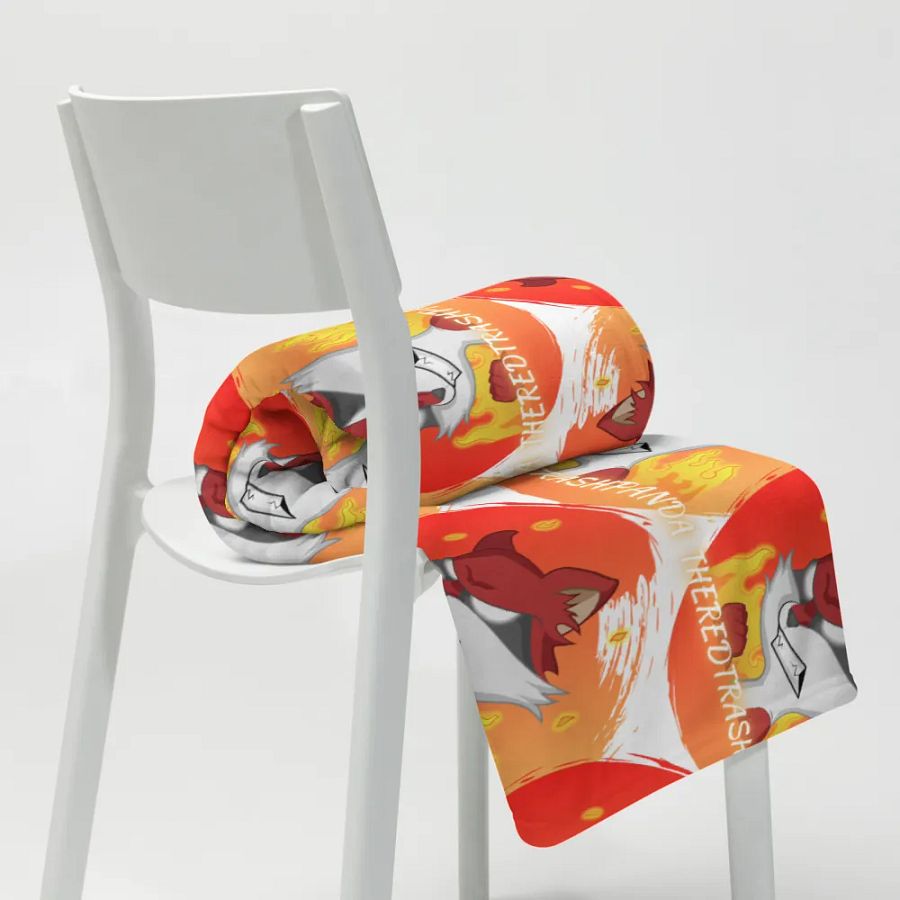 Red Trash Panda Rage Emote Blanket product image (20)