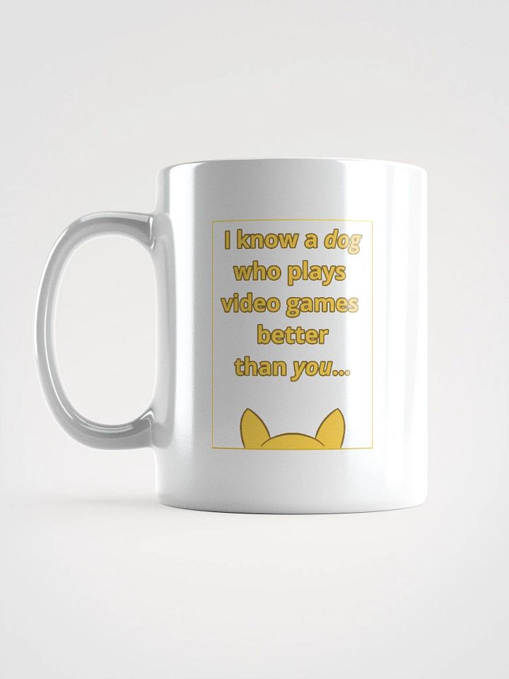 Doopsters - I know a Dog Gamer - White Glossy Mug product image (1)