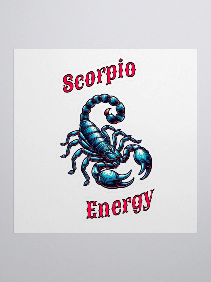 Zodiac Sign Scorpio Energy Sticker product image (1)