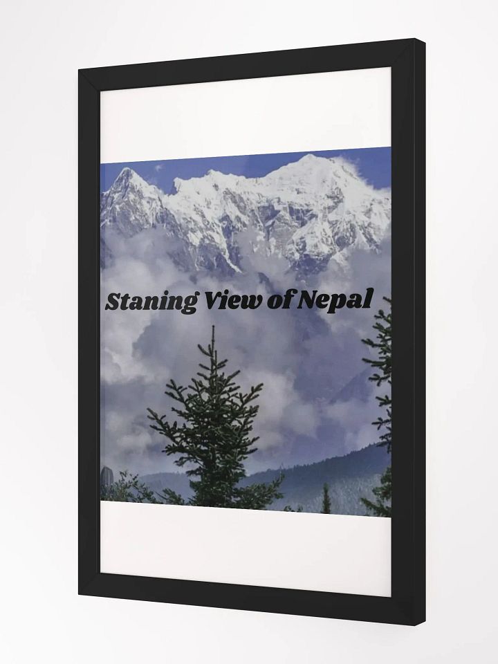Wall Art View of Nepal Framed High-Quality Matte Poster (in) product image (2)