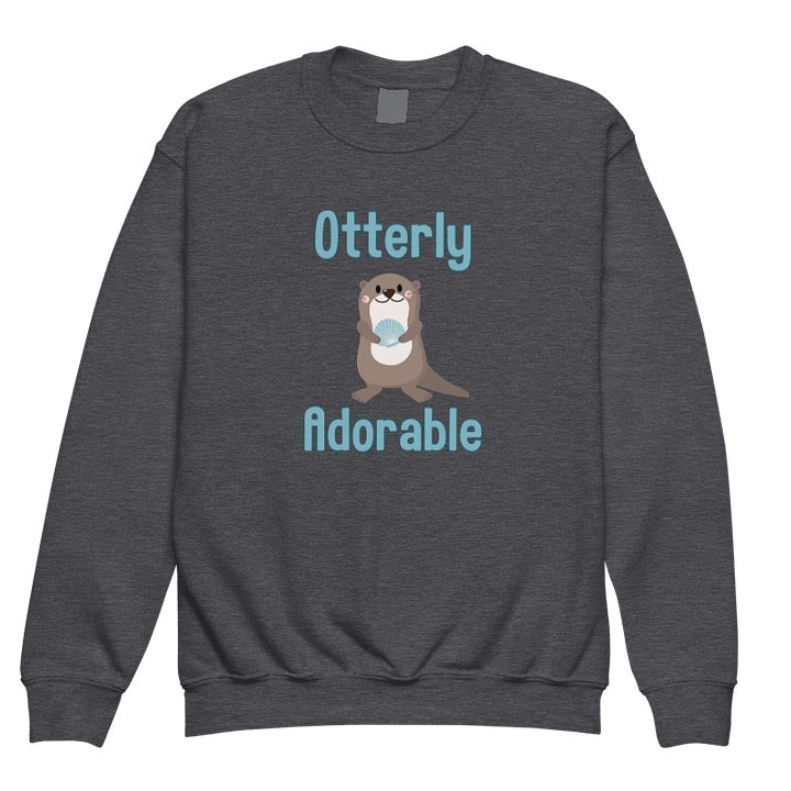 Otterly Adorable Youth Sweatshirt product image (1)