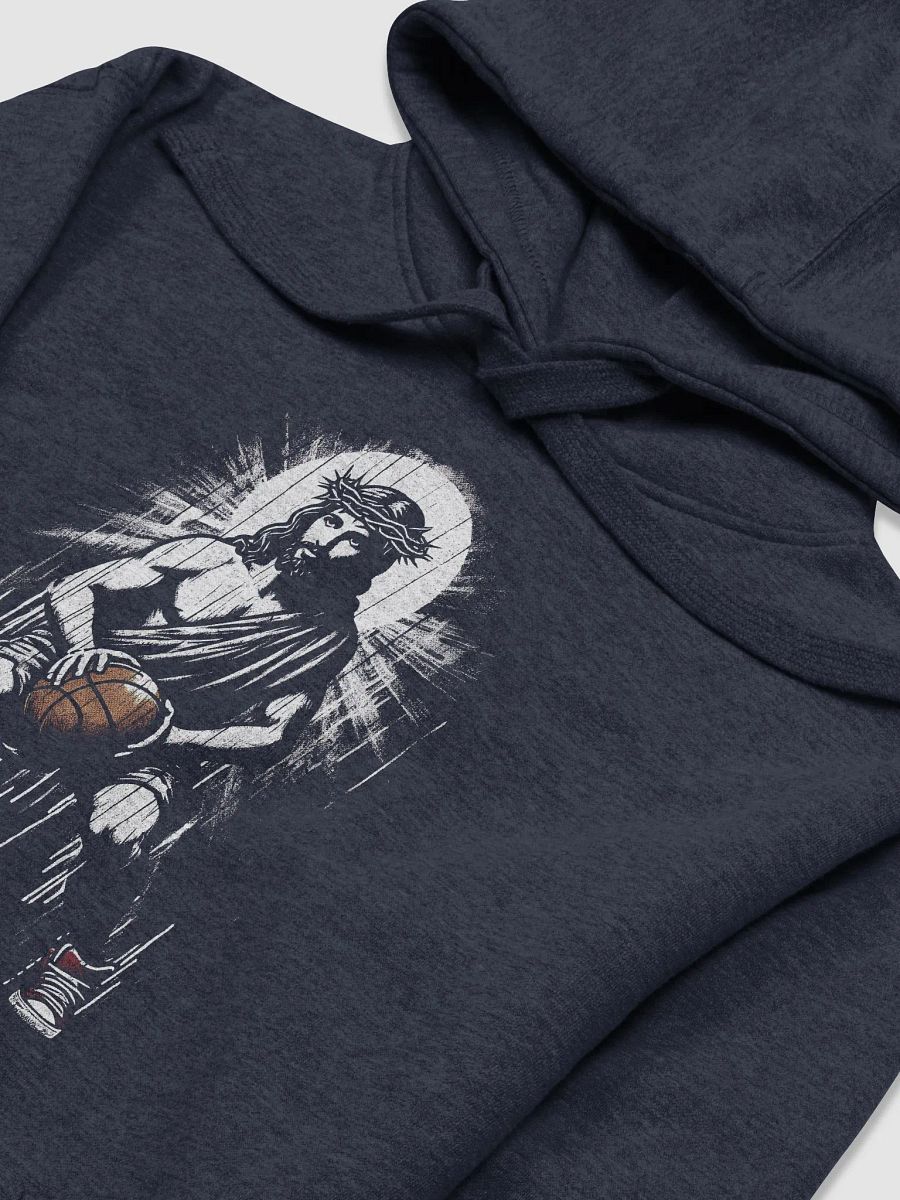 Jesus plays basketball Unisex Premium Hoodie product image (17)