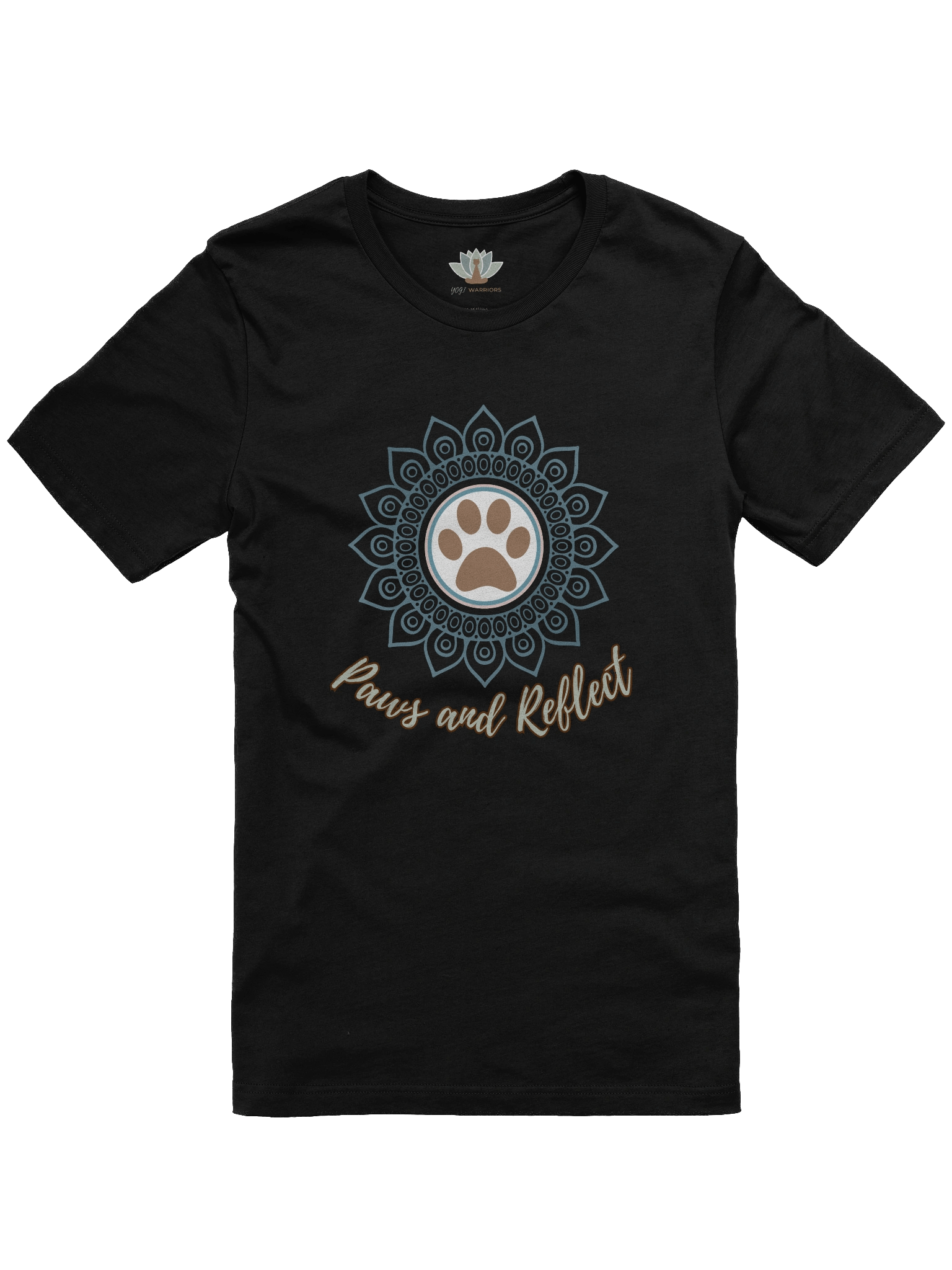 Paws and Reflect Mandala Paw Print Tee product image (1)