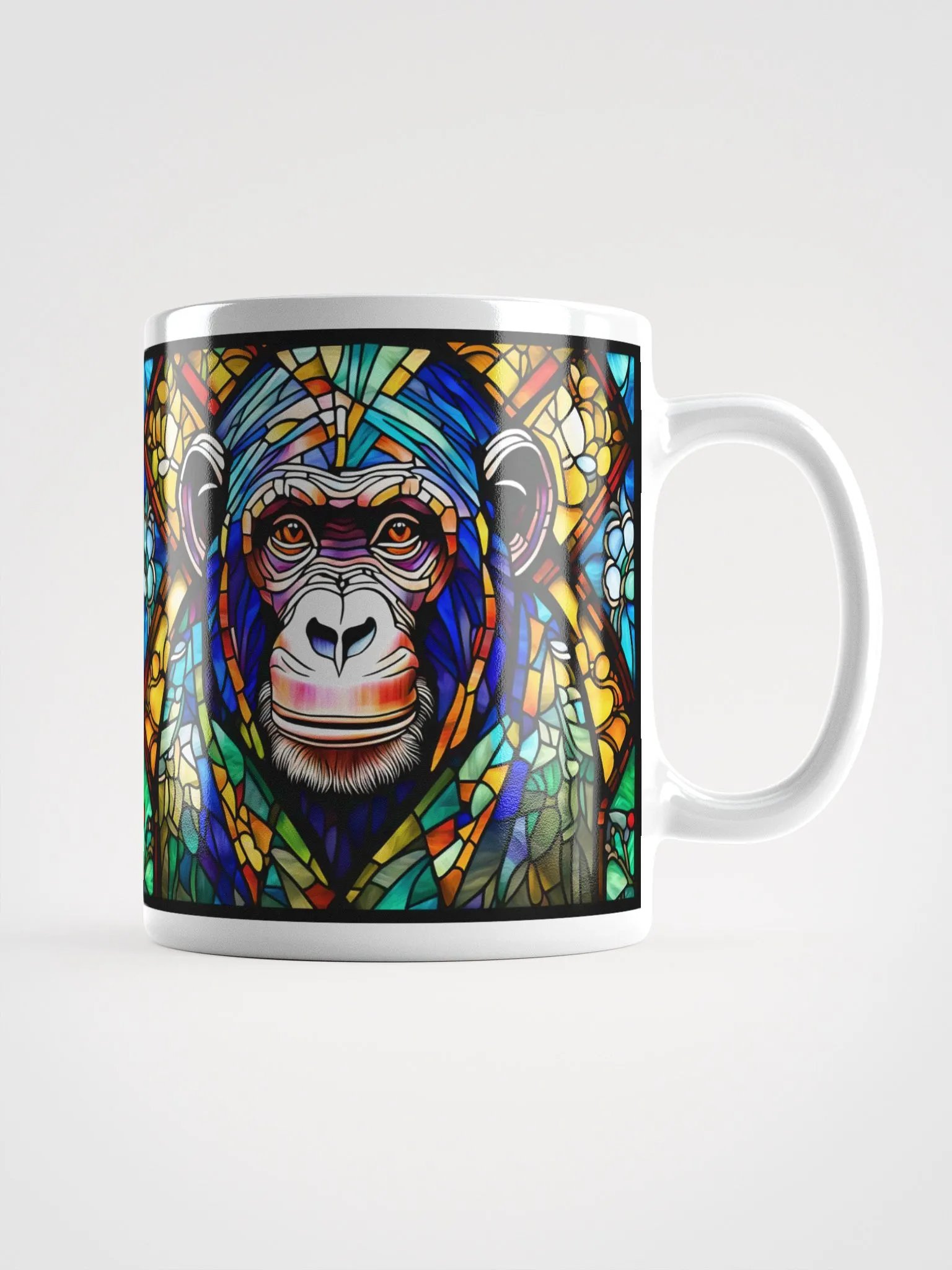 #005 Penny Prankster Chimpanzee Mosaic Mug product image (1)