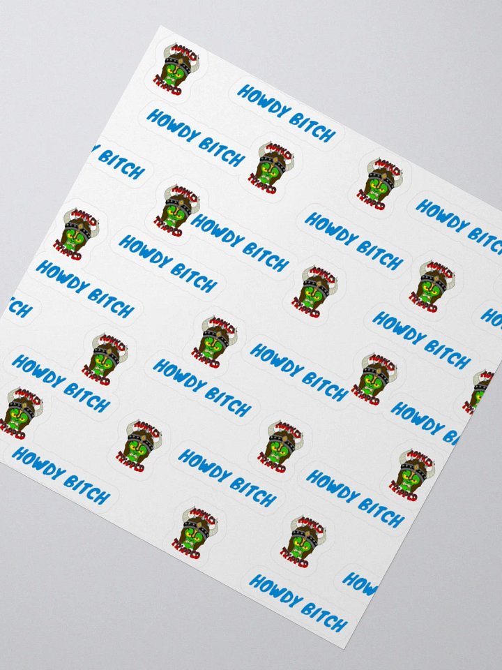 howdy bitch sticker product image (2)