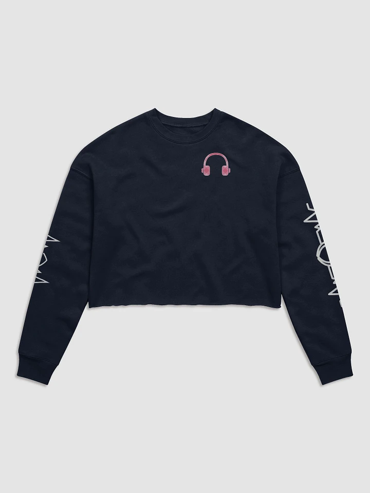 Heartbeat Navy Crop Sweater product image (1)