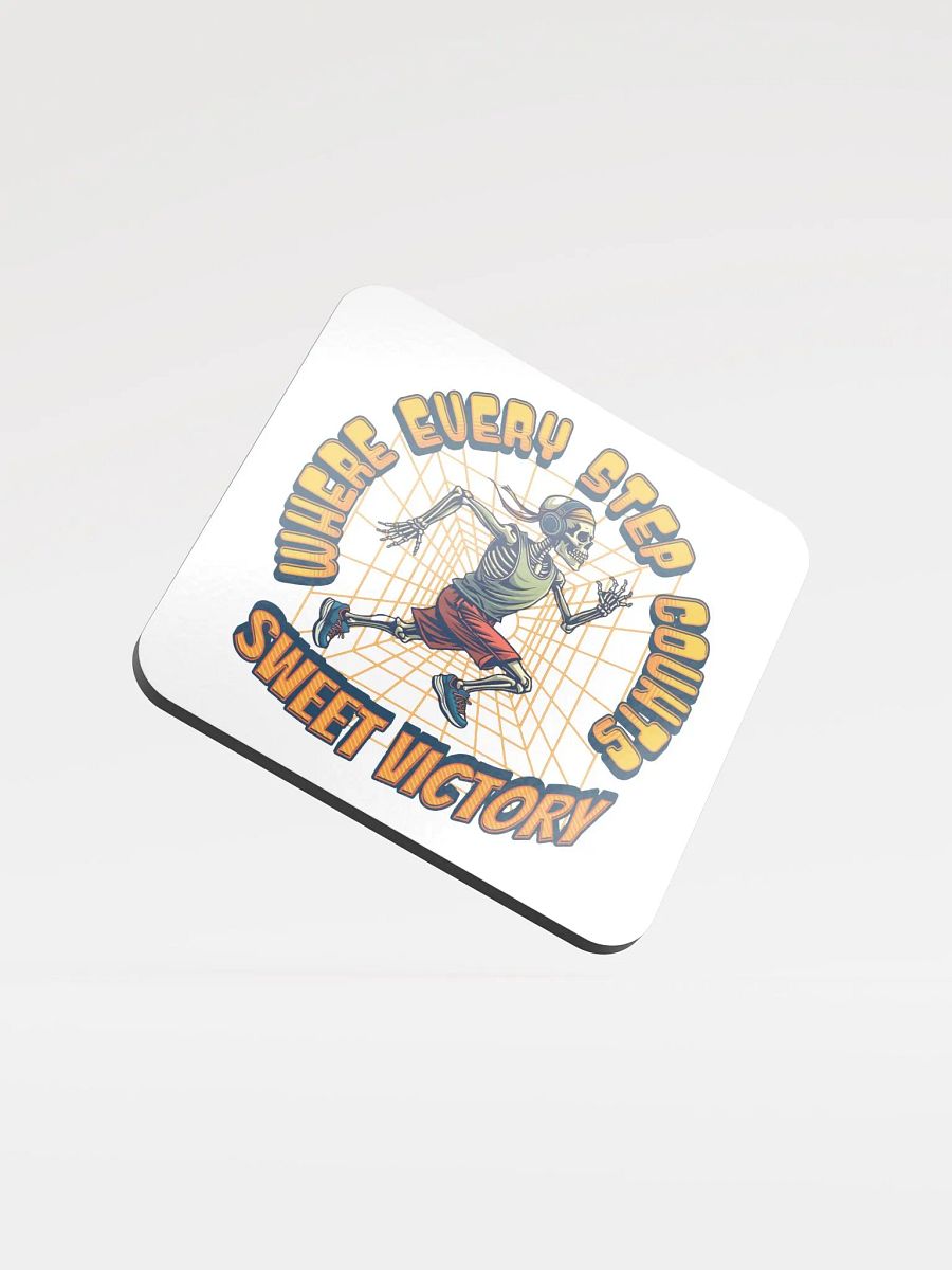Where Every Step Counts Sweet Victory Runner Skeleton Cork Coaster product image (2)