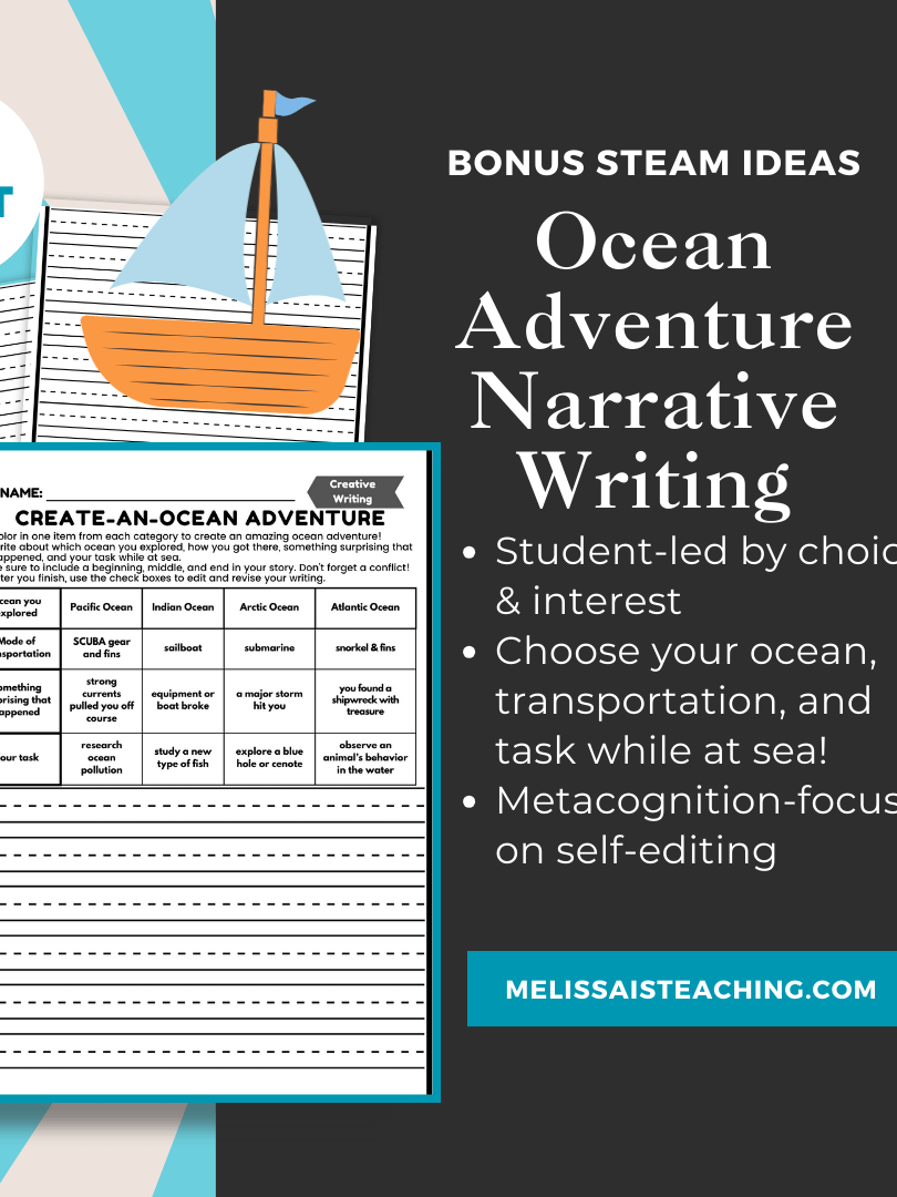 Summer Olympics, Travel & Camping BUNDLE | Narrative Writing BUNDLE + Editing Checklist BONUS STEAM Ideas product image (4)