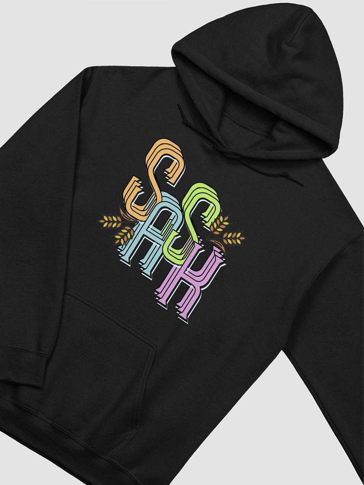 SASK Saskatoon Saskatchewan Colorful Leafy Lettered Hoodie product image (2)