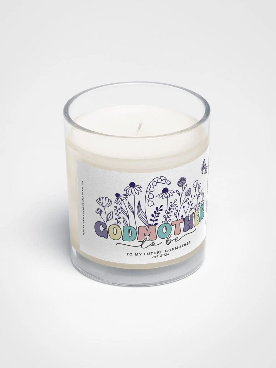 Colorful groovy godmother proposal candle product image (3)