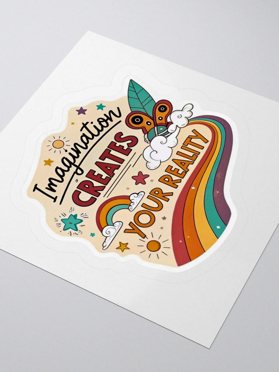 Imagination Creates Your Reality Sticker product image (9)