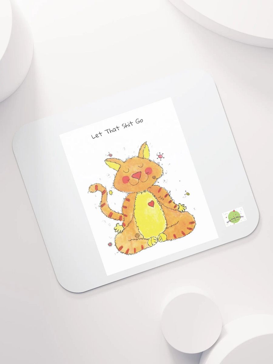 Ging Ging Meditating Cat Mouse Pad product image (7)