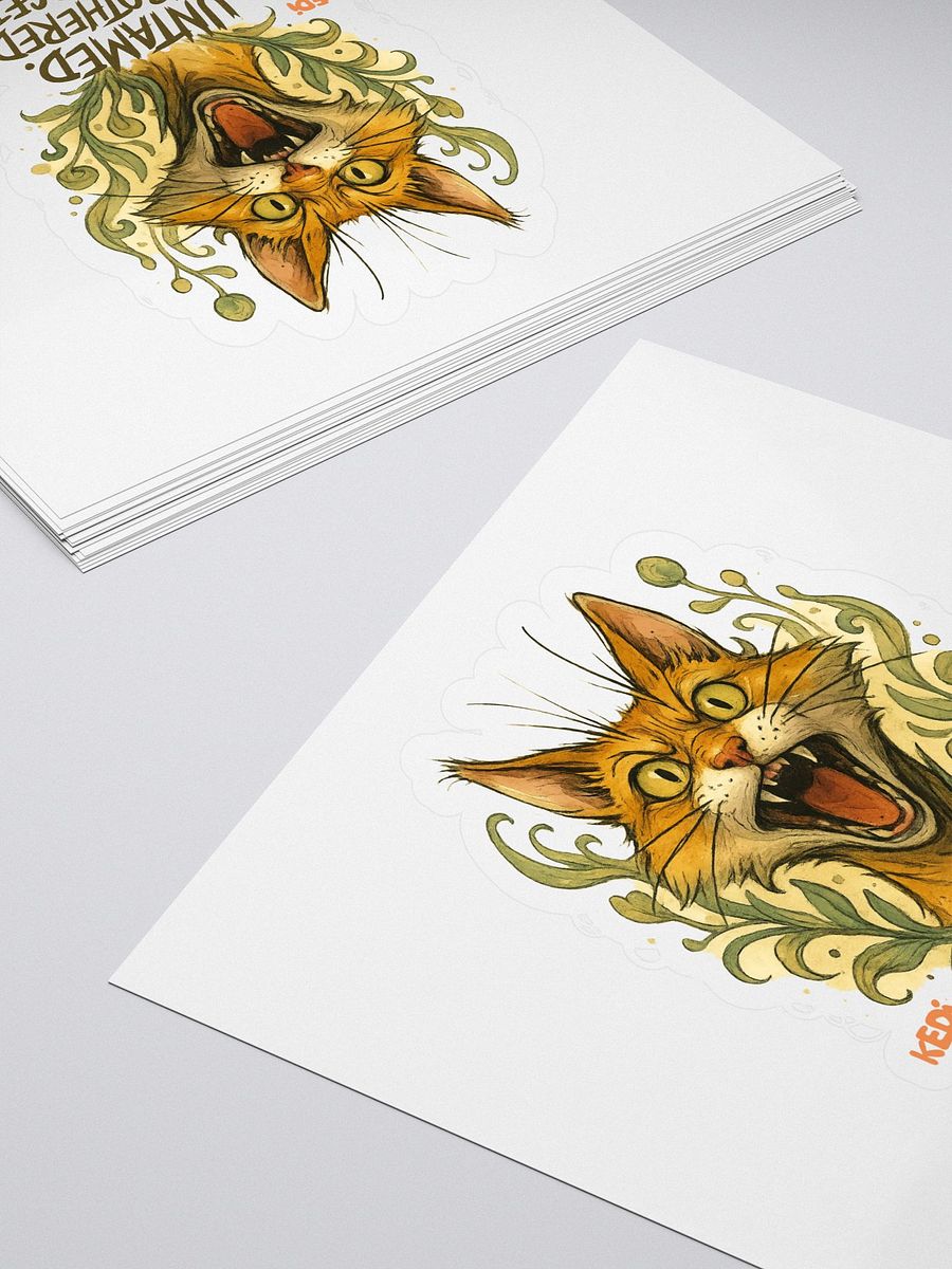 Untamed Cat Collection Kiss Cut Stickers product image (4)