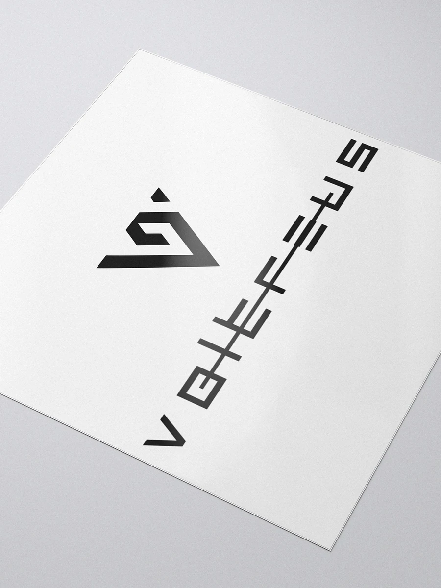 White logo Sticker product image (3)