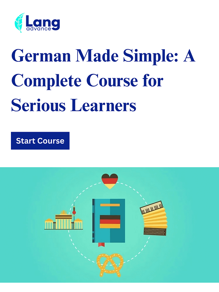 German Made Simple: A Complete Course for Serious Learners product image (1)