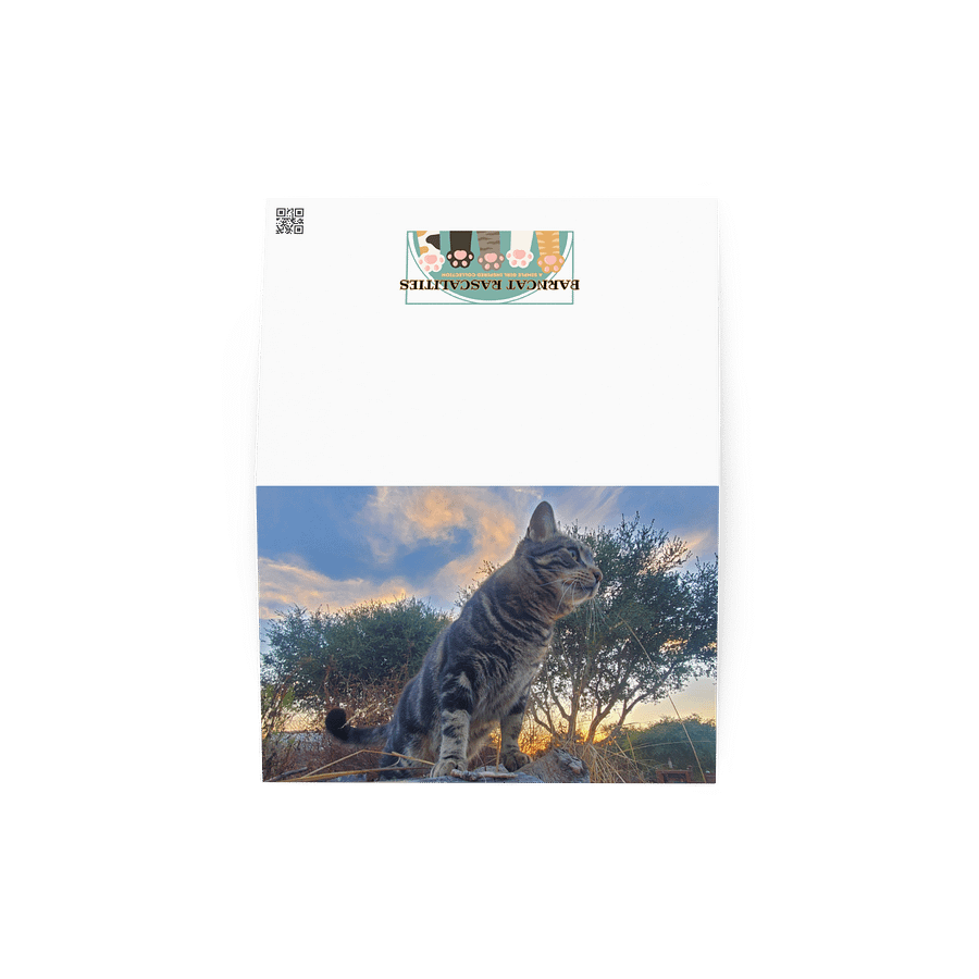 Purrsie's Golden Hour Greeting Card product image (4)