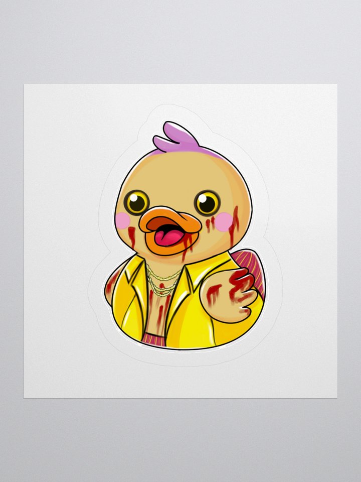 The Trickster Duck Kiss Cut Sticker product image (2)