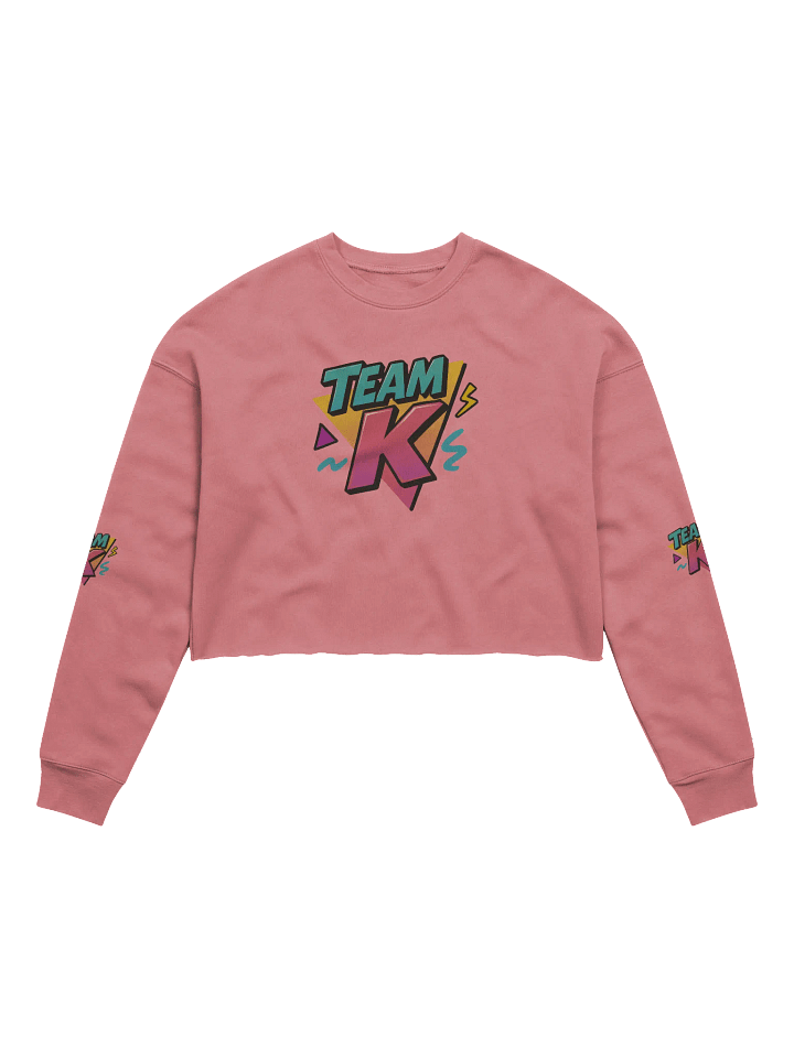 Team K 1990's Crop Sweatshirt product image (1)