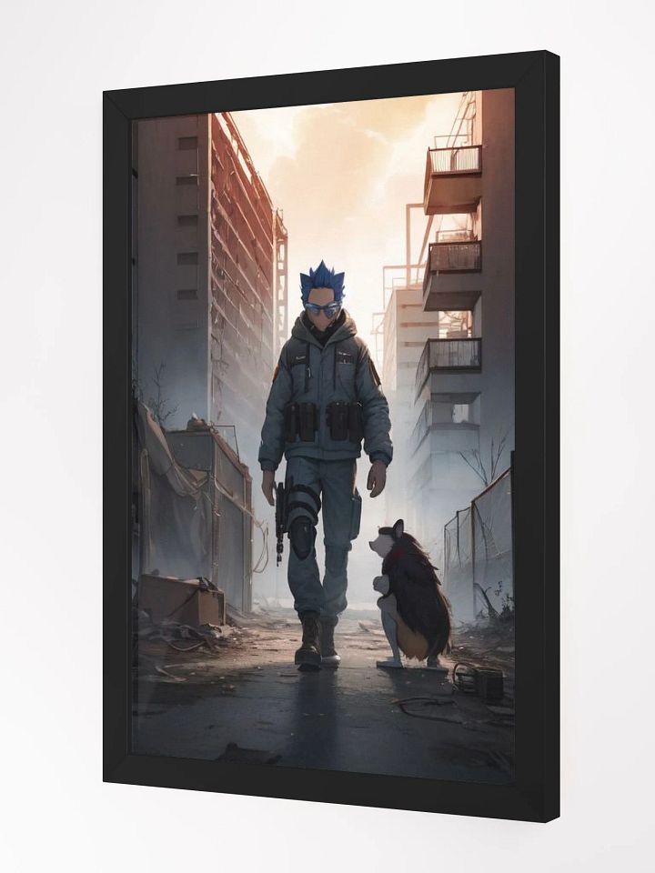 Sonic Slav and his faithful companion (framed poster) product image (4)