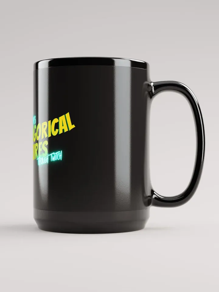 Black Channel Mug 15oz (colour logo) product image (1)