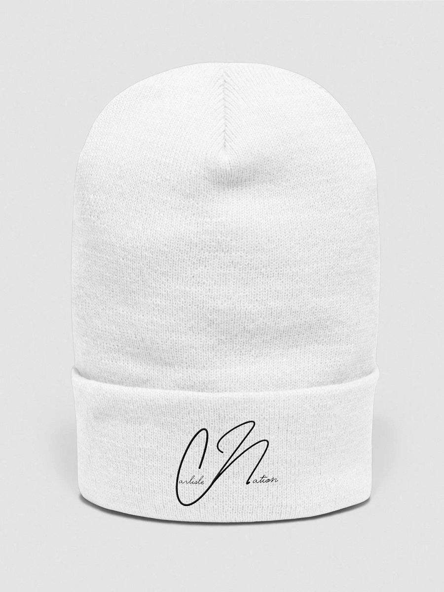 CN Cursive Cuffed Beanie product image (2)