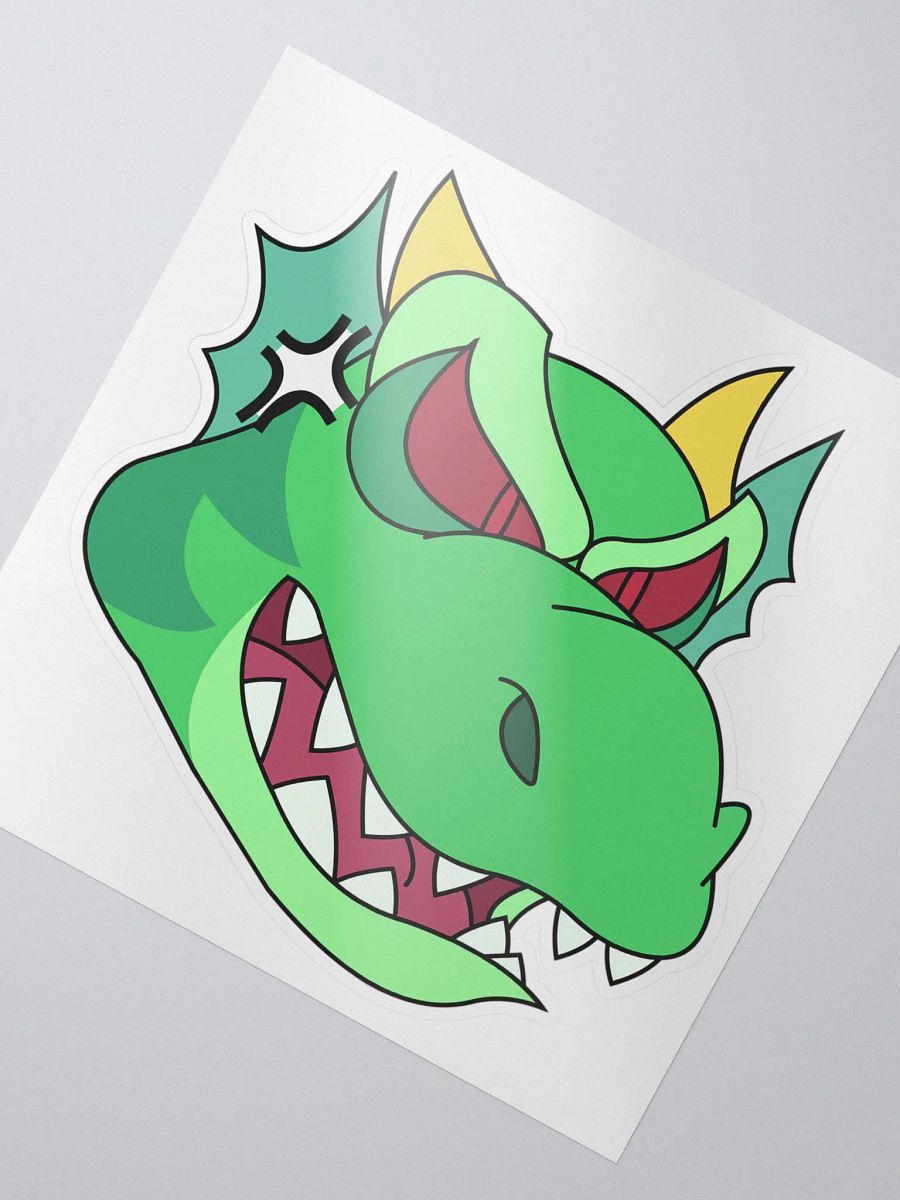 Angry Dragon Green Sticker product image (2)